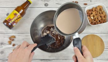 Tarte Praliné Chocolat Cacolac - Etape 4