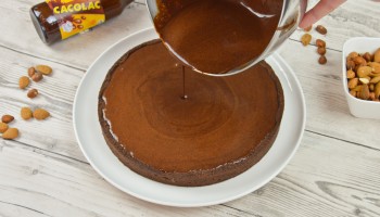 Tarte Praliné Chocolat Cacolac - Etape 5