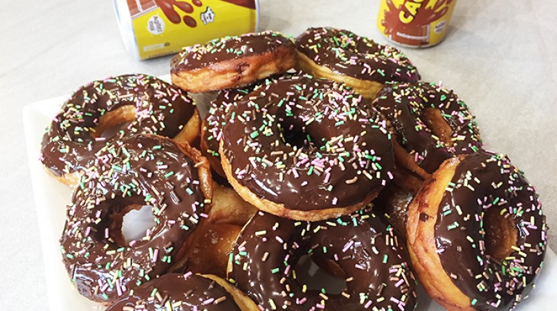 Donuts glaçage chocolat Cacolac