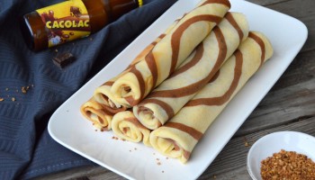 Crêpes marbrées au cacolac - Etape 7